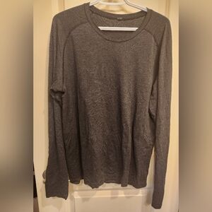 Lululemon Metal Vent Tech Men's Gray Long Sleeve Shirt